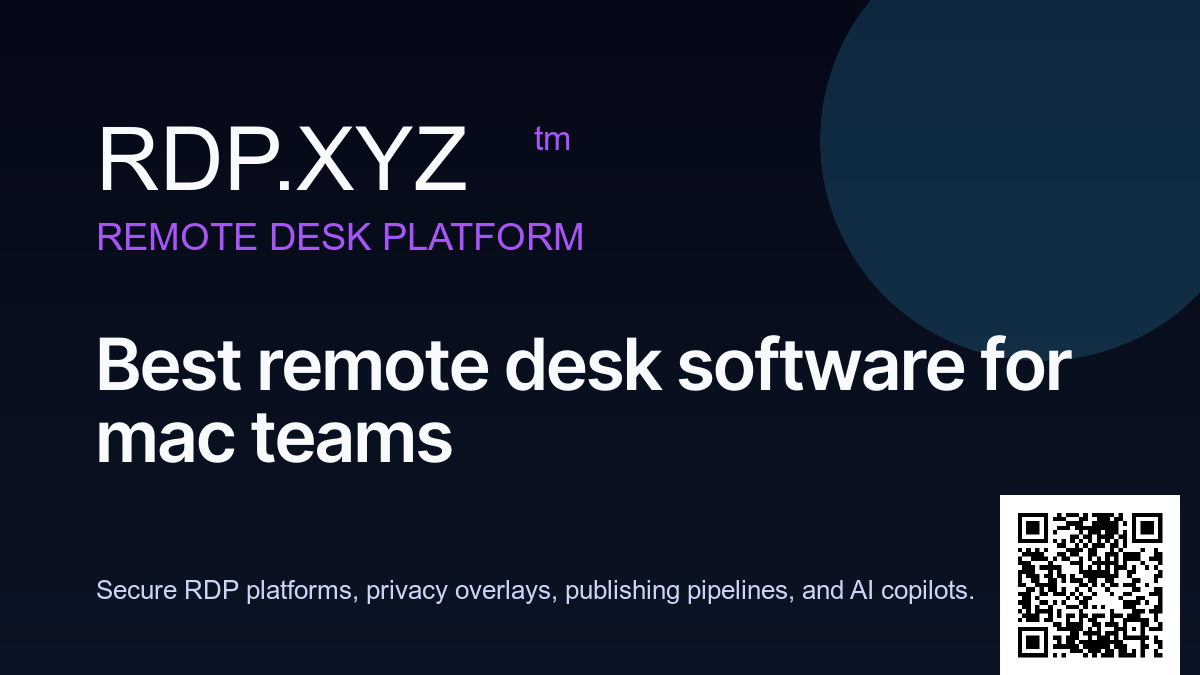 Best remote desk software for mac teams