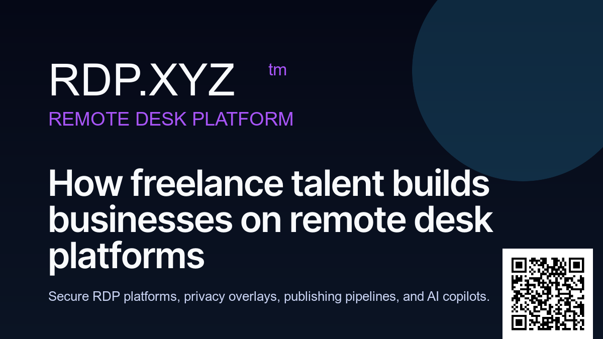 How freelance talent builds businesses on remote desk platforms